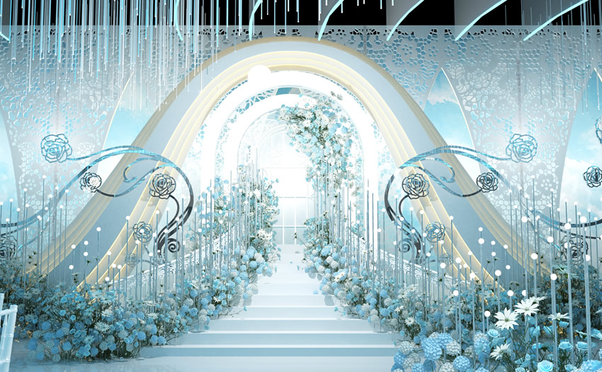 南城釡香烙馍村水晶厅效果展示